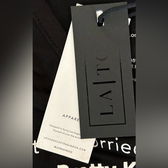 NWT LA Trading Co. Let’s Be Pretty T-shirt Dress - Picture 5 of 6